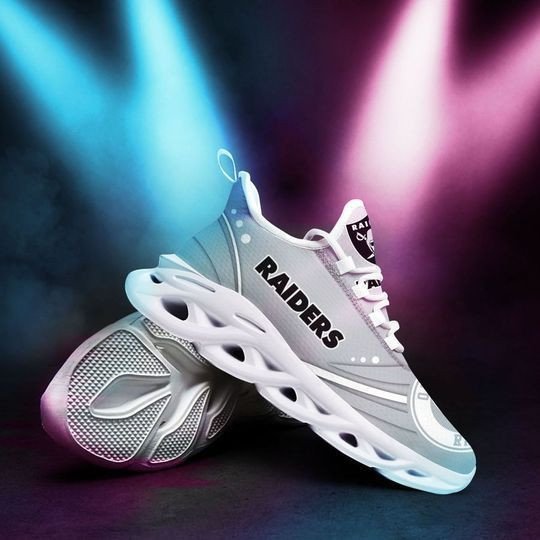 JWFancy Las Vegas Raiders NFL Max Soul Shoes Sneakers For Men And Women