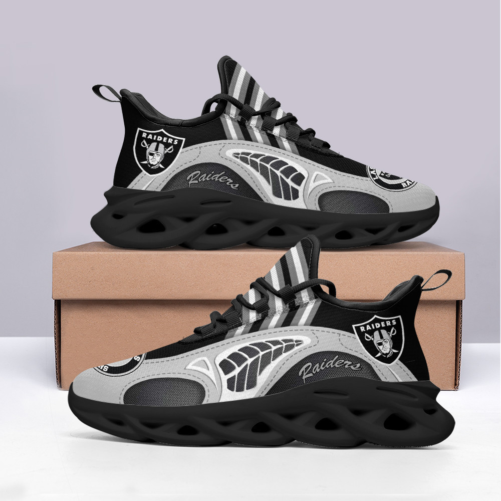 JWFancy Las Vegas Raiders NFL Max Soul Shoes Sneakers For Men And Women