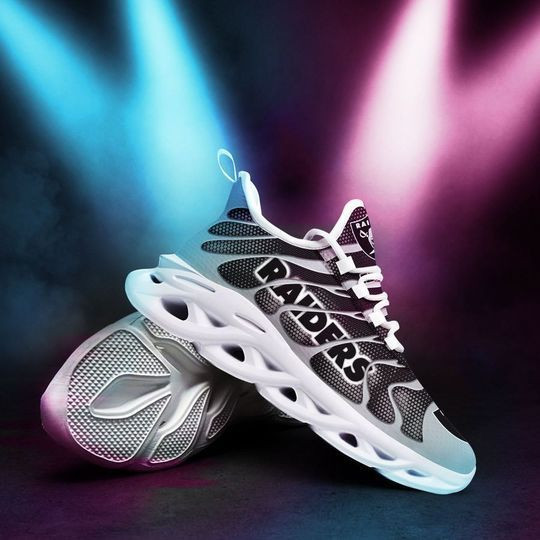 JWFancy Las Vegas Raiders NFL Max Soul Shoes Sneakers For Men And Women