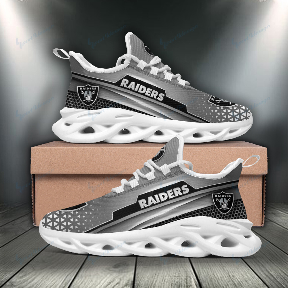 JWFancy Las Vegas Raiders NFL Max Soul Shoes Sneakers For Men And Women