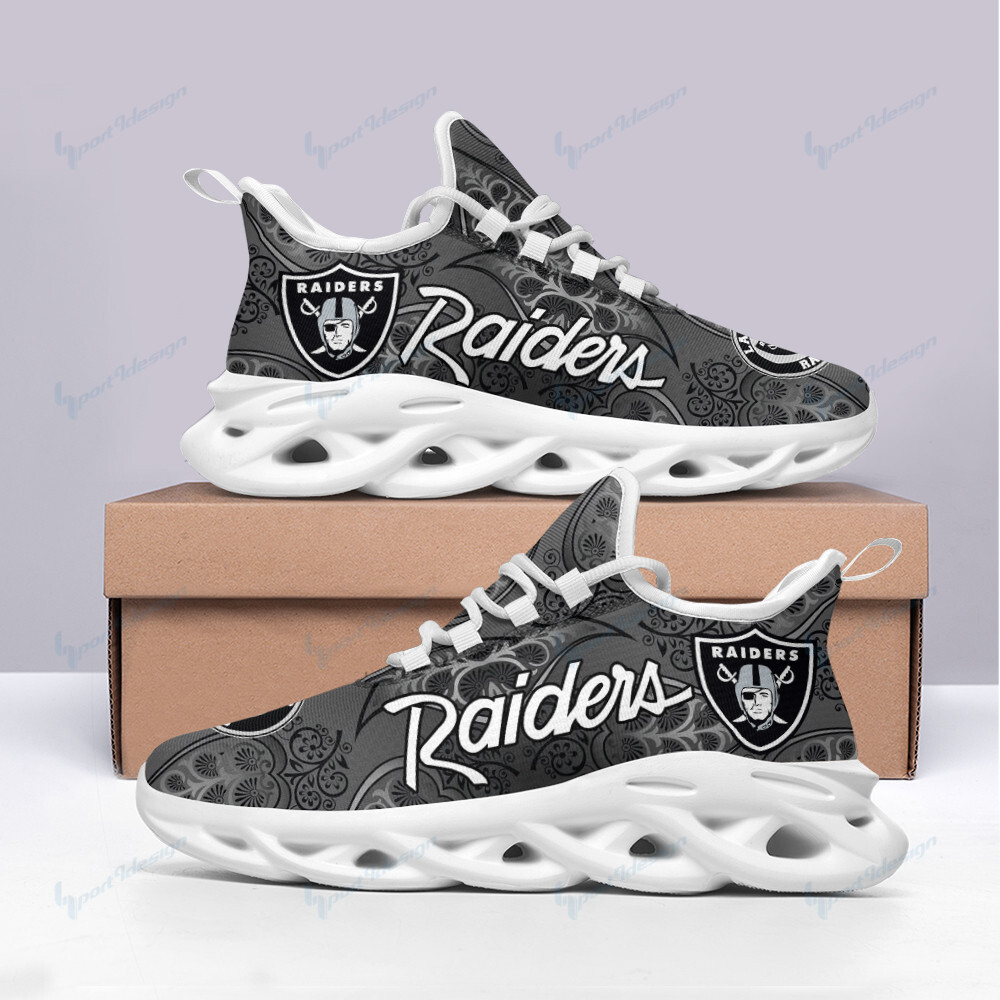 JWFancy Las Vegas Raiders NFL Max Soul Shoes Sneakers For Men And Women