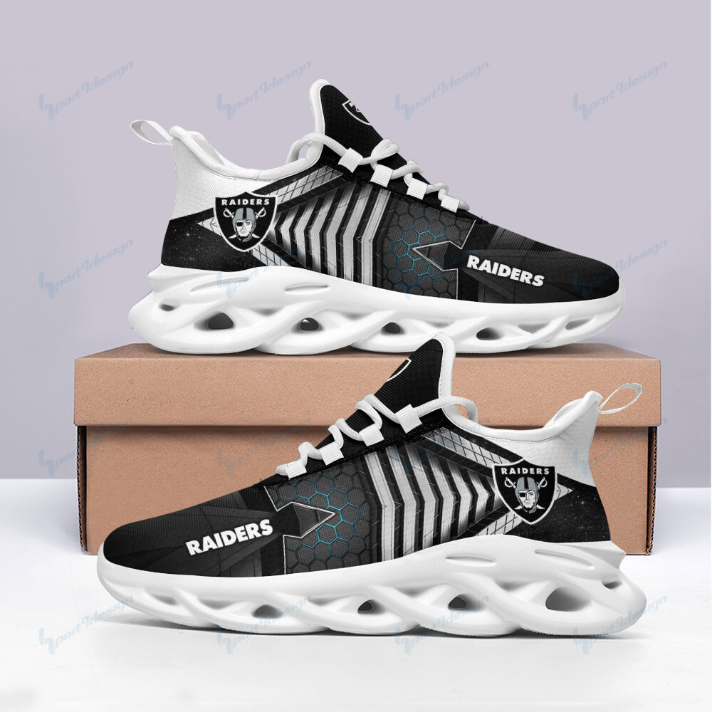 JWFancy Las Vegas Raiders NFL Max Soul Shoes Sneakers For Men And Women