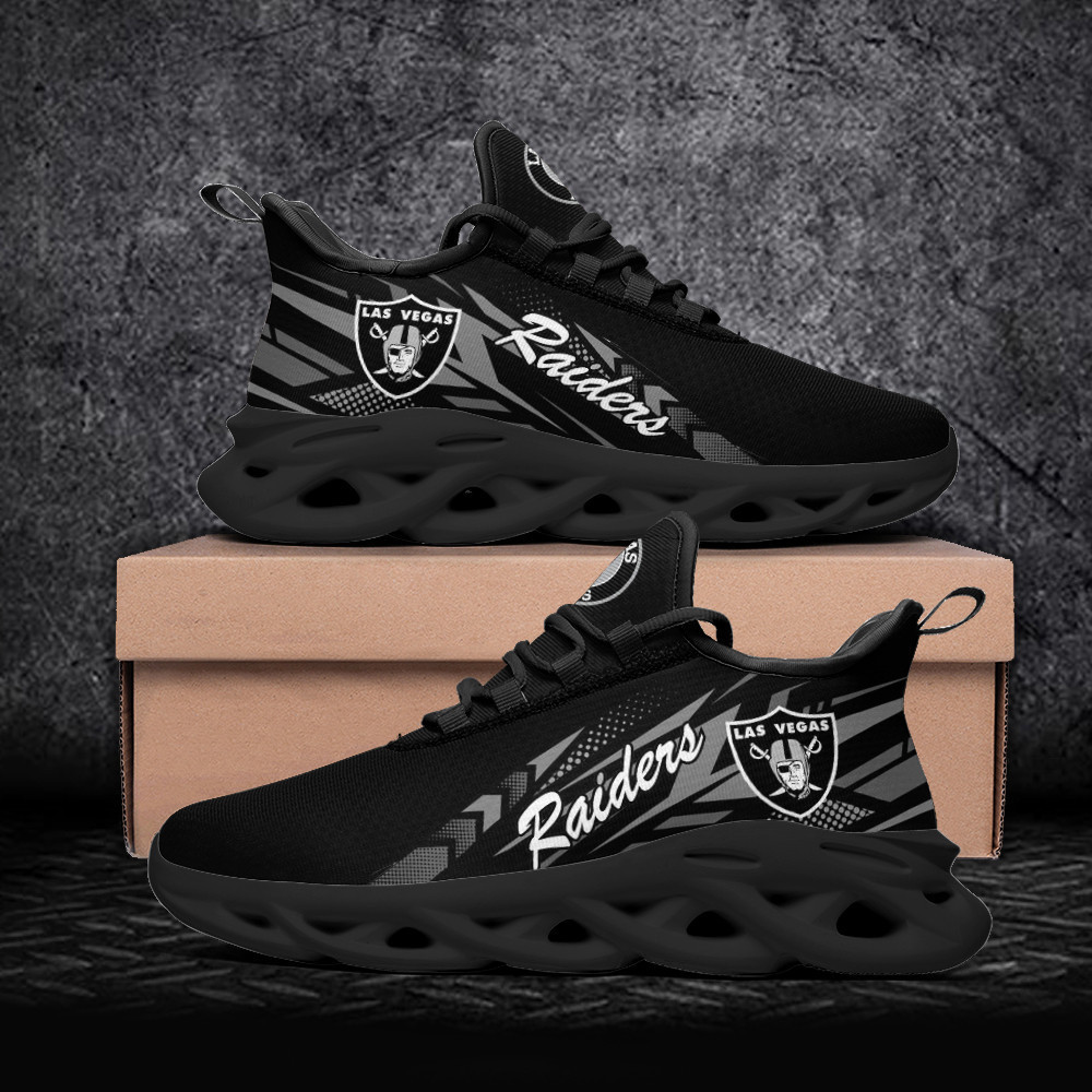 JWFancy Las Vegas Raiders NFL Max Soul Shoes Sneakers For Men And Women