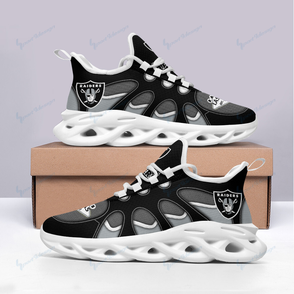 JWFancy Las Vegas Raiders NFL Max Soul Shoes Sneakers For Men And Women