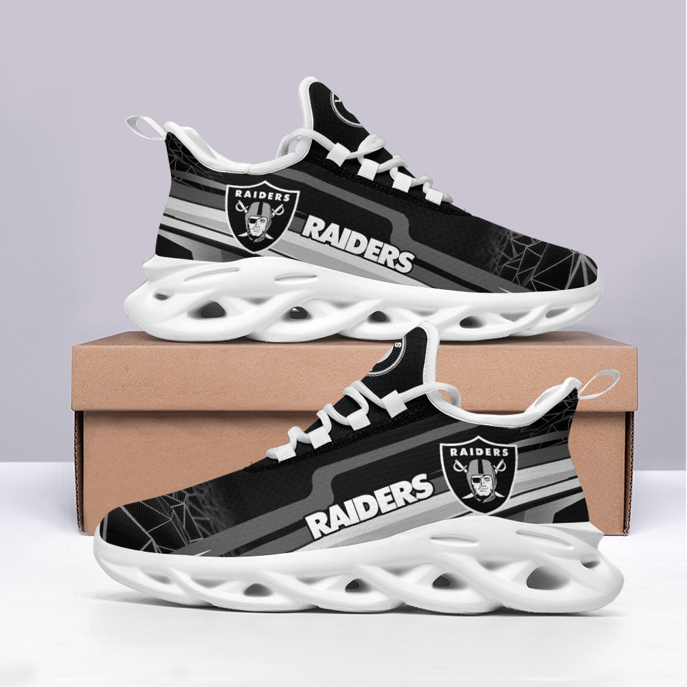 JWFancy Las Vegas Raiders NFL Max Soul Shoes Sneakers For Men And Women