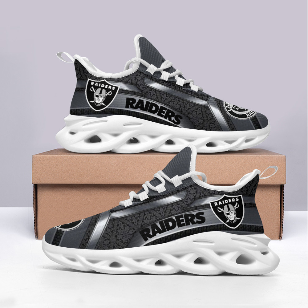 JWFancy Las Vegas Raiders NFL Max Soul Shoes Sneakers For Men And Women