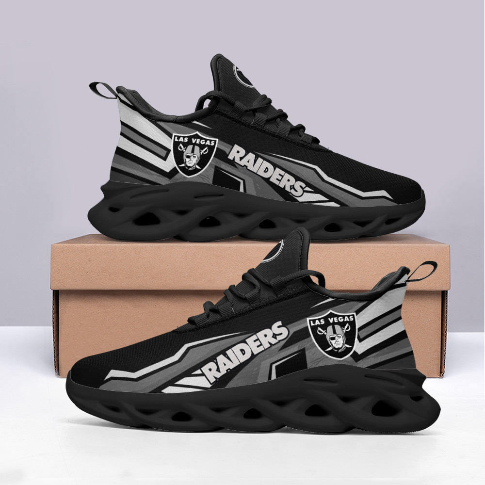 JWFancy Las Vegas Raiders NFL Max Soul Shoes Sneakers For Men And Women