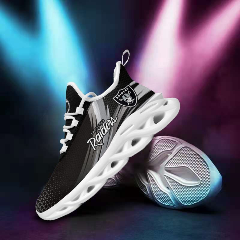 JWFancy Las Vegas Raiders NFL Max Soul Shoes Sneakers For Men And Women