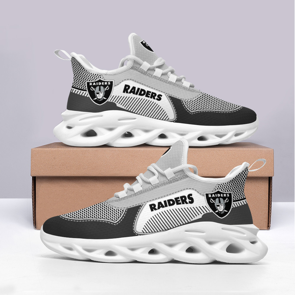 JWFancy Las Vegas Raiders NFL Max Soul Shoes Sneakers For Men And Women