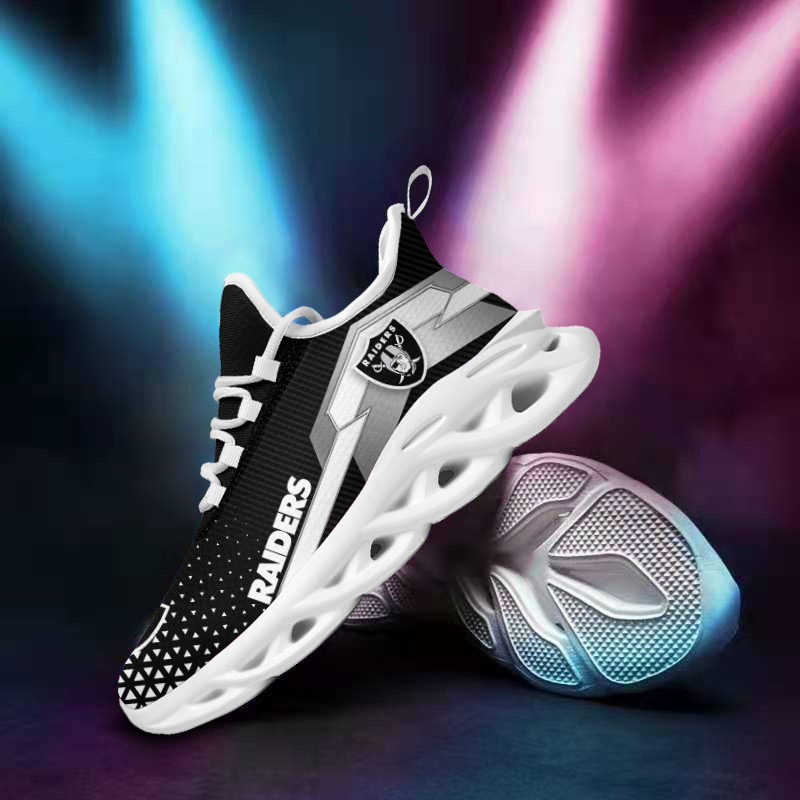 JWFancy Las Vegas Raiders NFL Max Soul Shoes Sneakers For Men And Women
