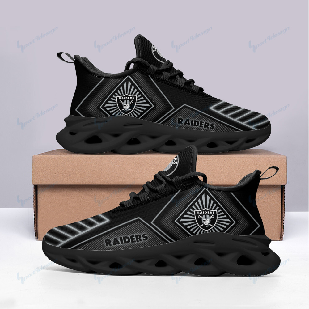 JWFancy Las Vegas Raiders NFL Max Soul Shoes Sneakers For Men And Women