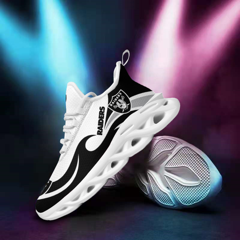 JWFancy Las Vegas Raiders NFL Max Soul Shoes Sneakers For Men And Women