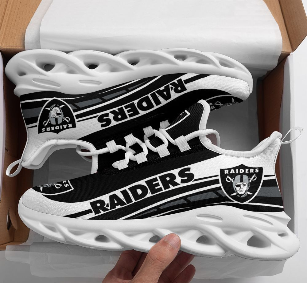 JWFancy Las Vegas Raiders NFL Max Soul Shoes Sneakers For Men And Women