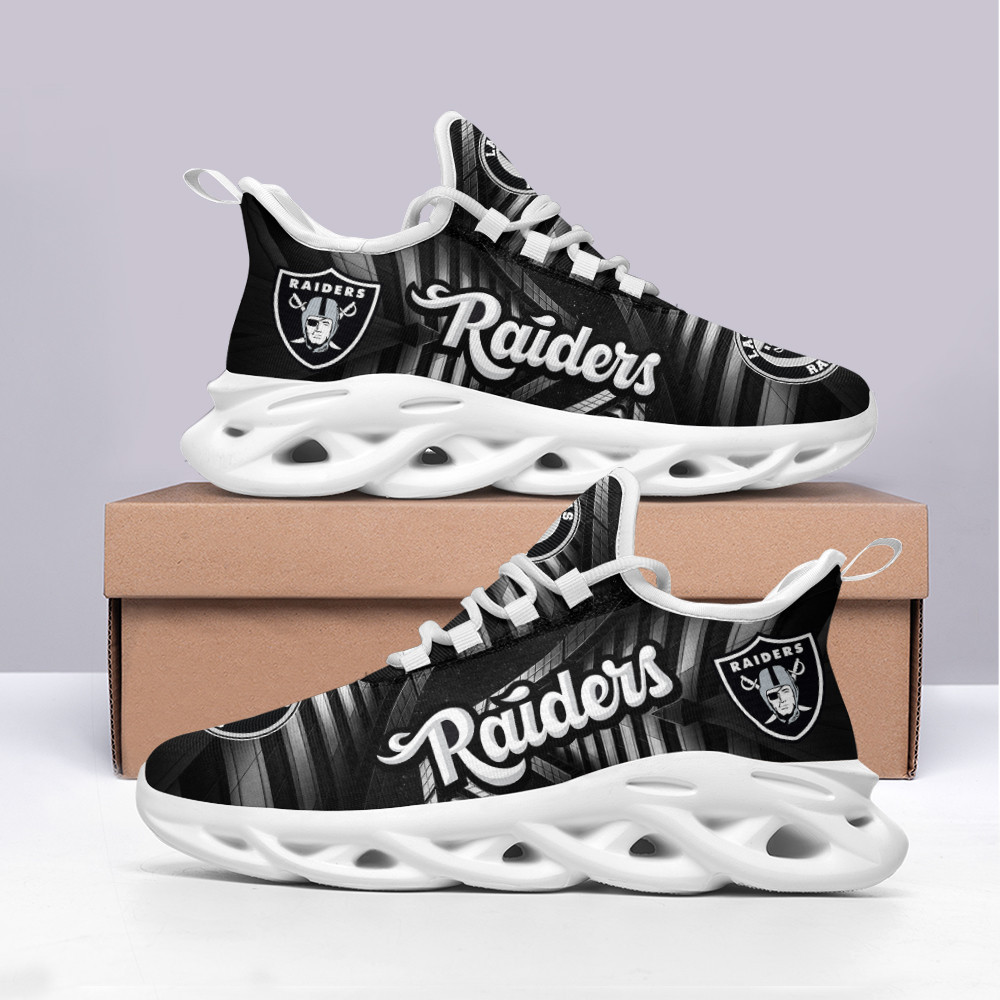 JWFancy Las Vegas Raiders NFL Max Soul Shoes Sneakers For Men And Women