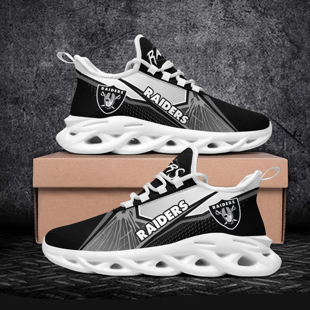 JWFancy Las Vegas Raiders NFL Max Soul Shoes Sneakers For Men And Women