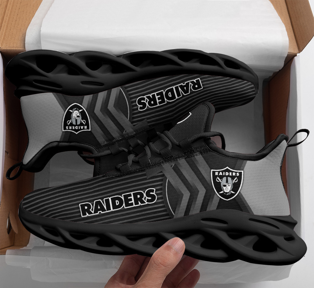 JWFancy Las Vegas Raiders NFL Max Soul Shoes Sneakers For Men And Women