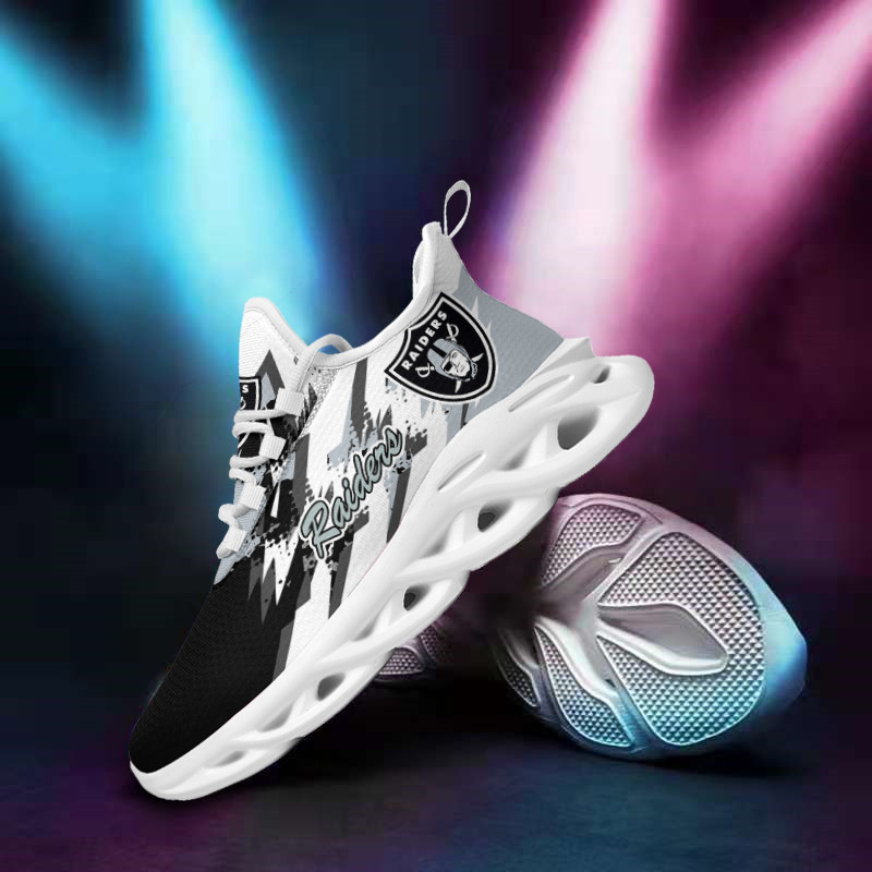 JWFancy Las Vegas Raiders NFL Max Soul Shoes Sneakers For Men And Women
