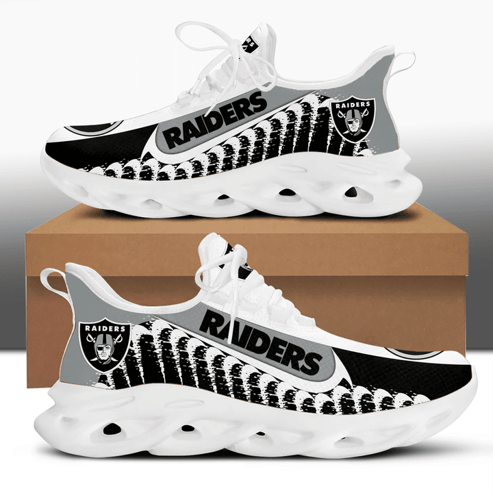 JWFancy Las Vegas Raiders NFL Max Soul Shoes Sneakers For Men And Women