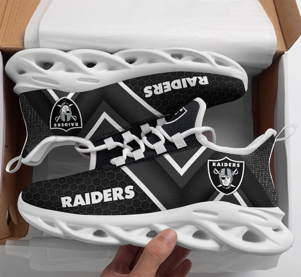 JWFancy Las Vegas Raiders NFL Max Soul Shoes Sneakers For Men And Women