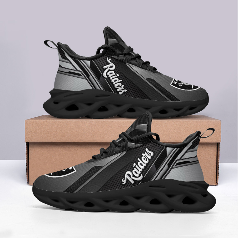 JWFancy Las Vegas Raiders NFL Max Soul Shoes Sneakers For Men And Women