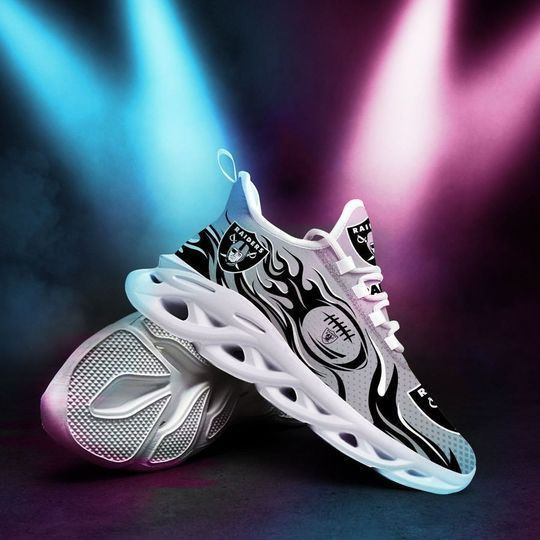 JWFancy Las Vegas Raiders NFL Max Soul Shoes Sneakers For Men And Women