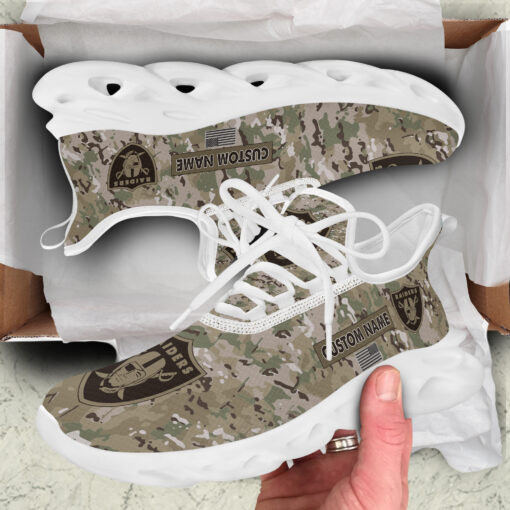 JWFancy Las Vegas Raiders NFL Max Soul Shoes Sneakers For Men And Women