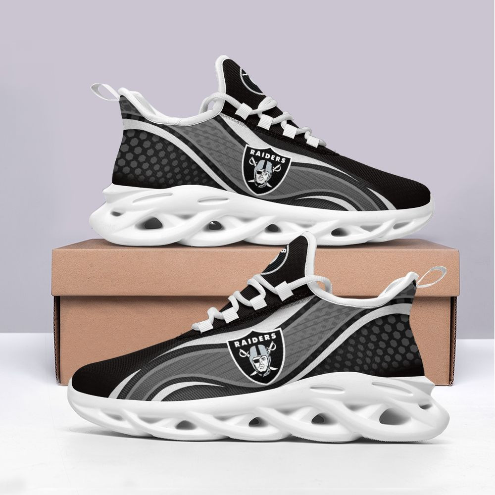 JWFancy Las Vegas Raiders NFL Max Soul Shoes Sneakers For Men And Women
