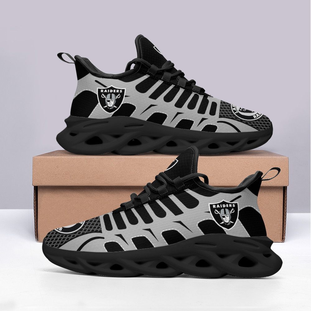 JWFancy Las Vegas Raiders NFL Max Soul Shoes Sneakers For Men And Women