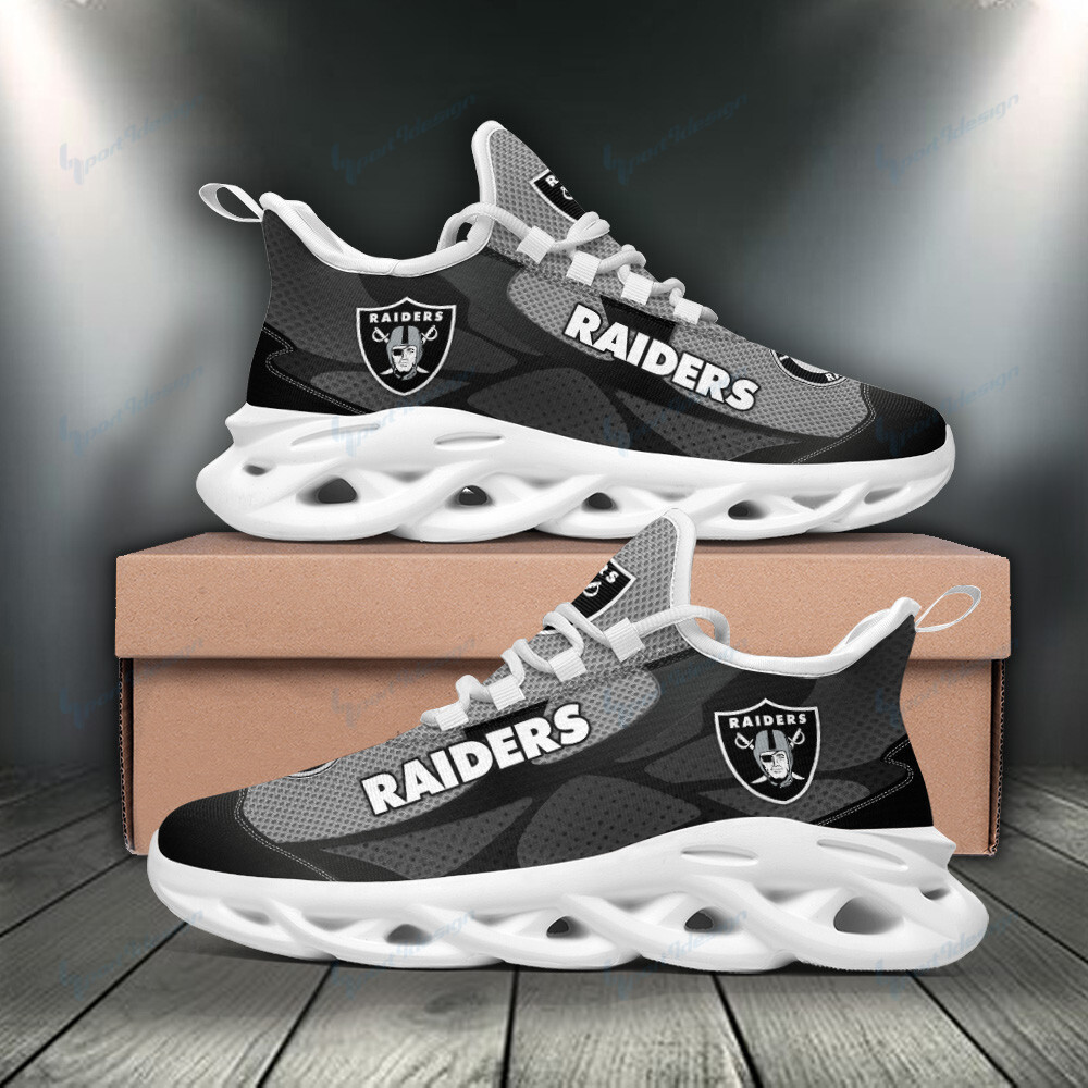 JWFancy Las Vegas Raiders NFL Max Soul Shoes Sneakers For Men And Women