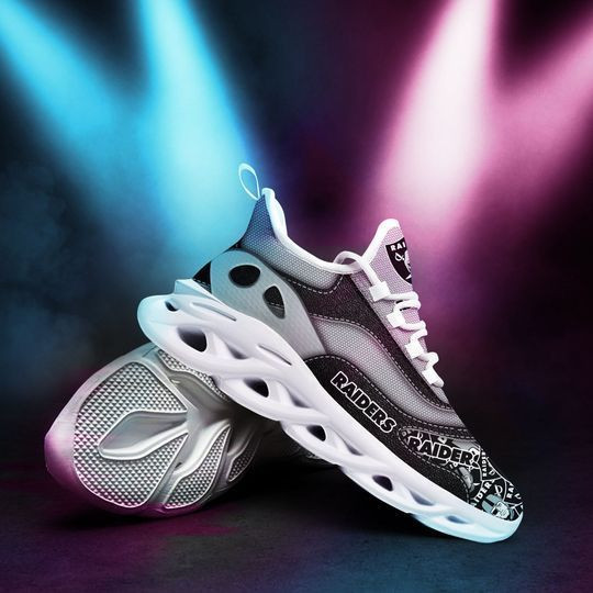 JWFancy Las Vegas Raiders NFL Max Soul Shoes Sneakers For Men And Women