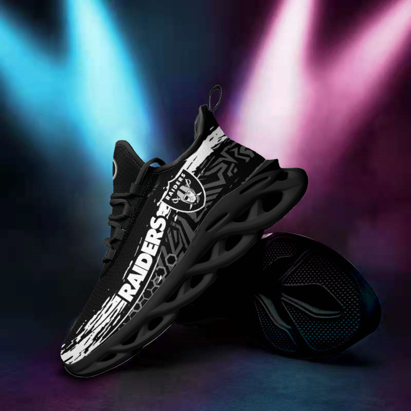 JWFancy Las Vegas Raiders NFL Max Soul Shoes Sneakers For Men And Women