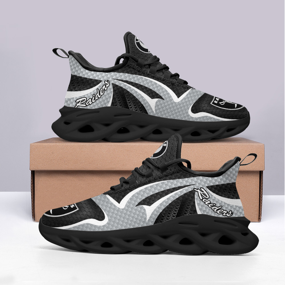 JWFancy Las Vegas Raiders NFL Max Soul Shoes Sneakers For Men And Women