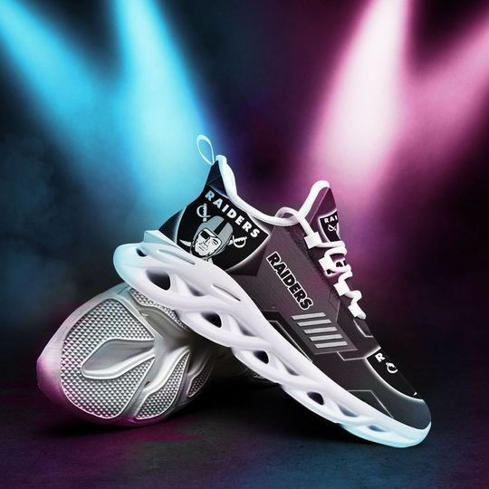 JWFancy Las Vegas Raiders NFL Max Soul Shoes Sneakers For Men And Women