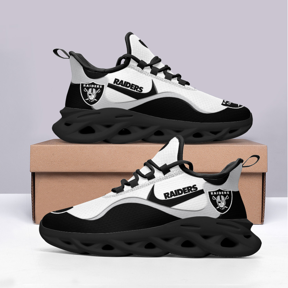 JWFancy Las Vegas Raiders NFL Max Soul Shoes Sneakers For Men And Women