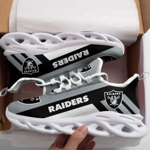 JWFancy Las Vegas Raiders NFL Max Soul Shoes Sneakers For Men And Women