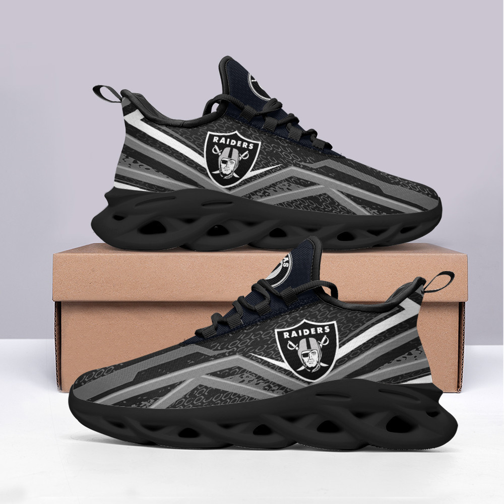 JWFancy Las Vegas Raiders NFL Max Soul Shoes Sneakers For Men And Women