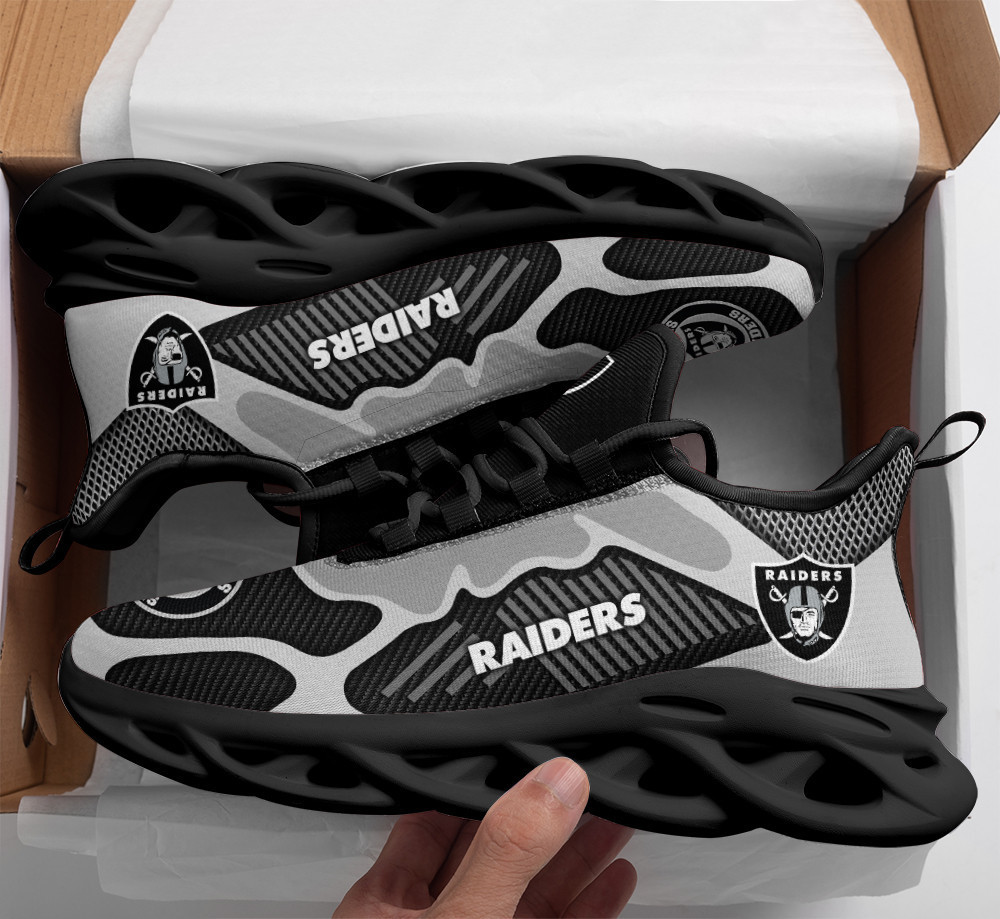 JWFancy Las Vegas Raiders NFL Max Soul Shoes Sneakers For Men And Women