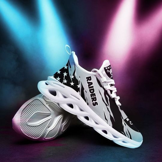 JWFancy Las Vegas Raiders NFL Max Soul Shoes Sneakers For Men And Women