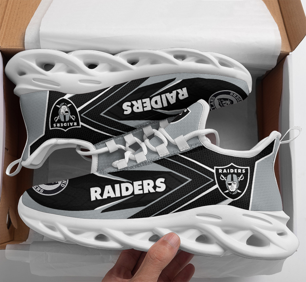 JWFancy Las Vegas Raiders NFL Max Soul Shoes Sneakers For Men And Women