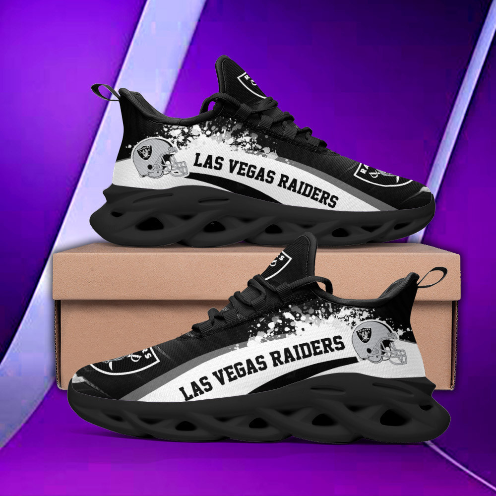 JWFancy Las Vegas Raiders NFL Max Soul Shoes Sneakers For Men And Women
