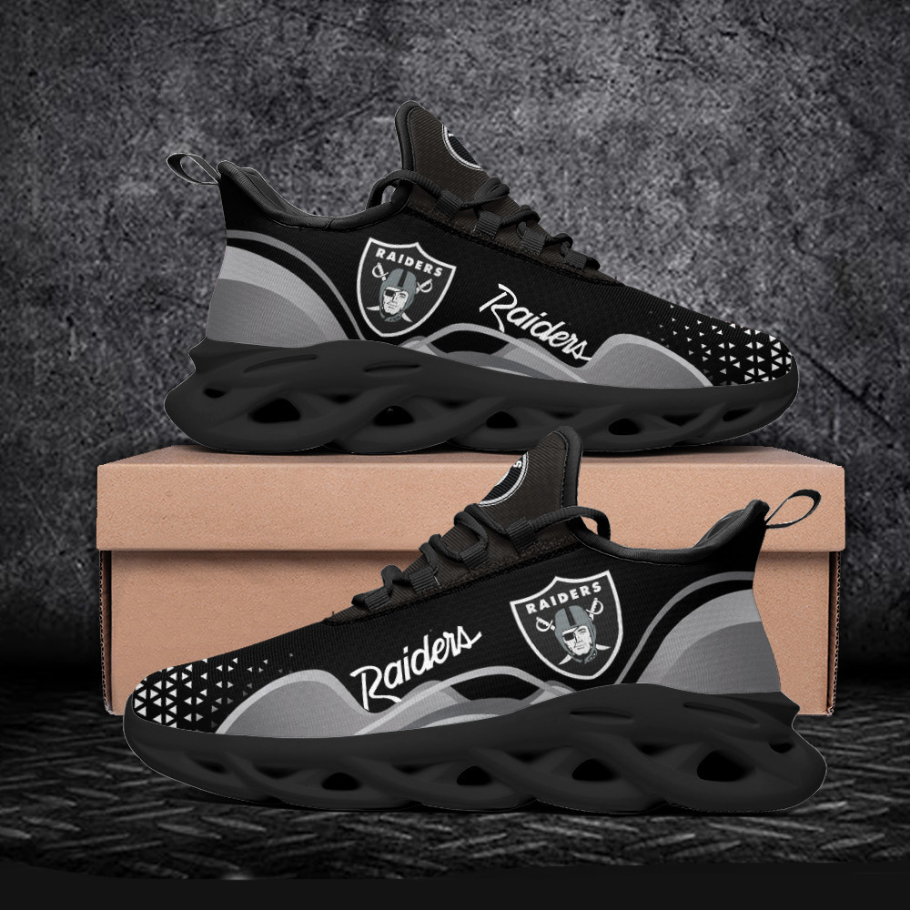 JWFancy Las Vegas Raiders NFL Max Soul Shoes Sneakers For Men And Women