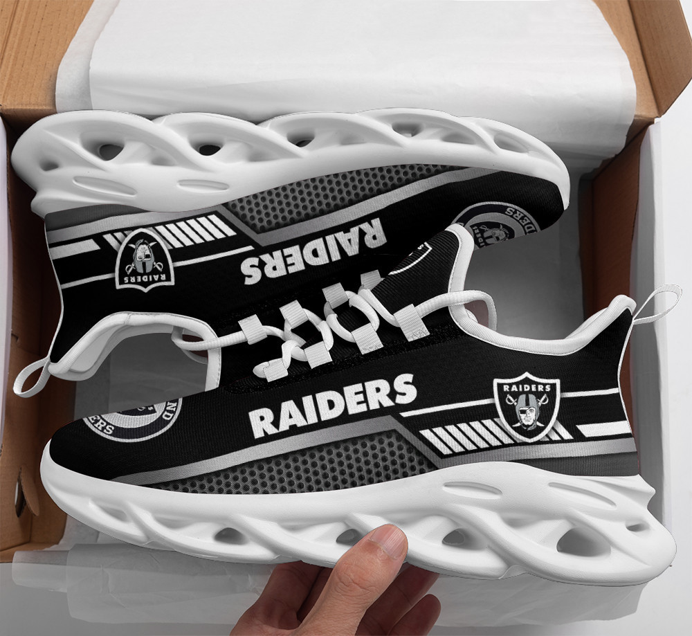 JWFancy Las Vegas Raiders NFL Max Soul Shoes Sneakers For Men And Women