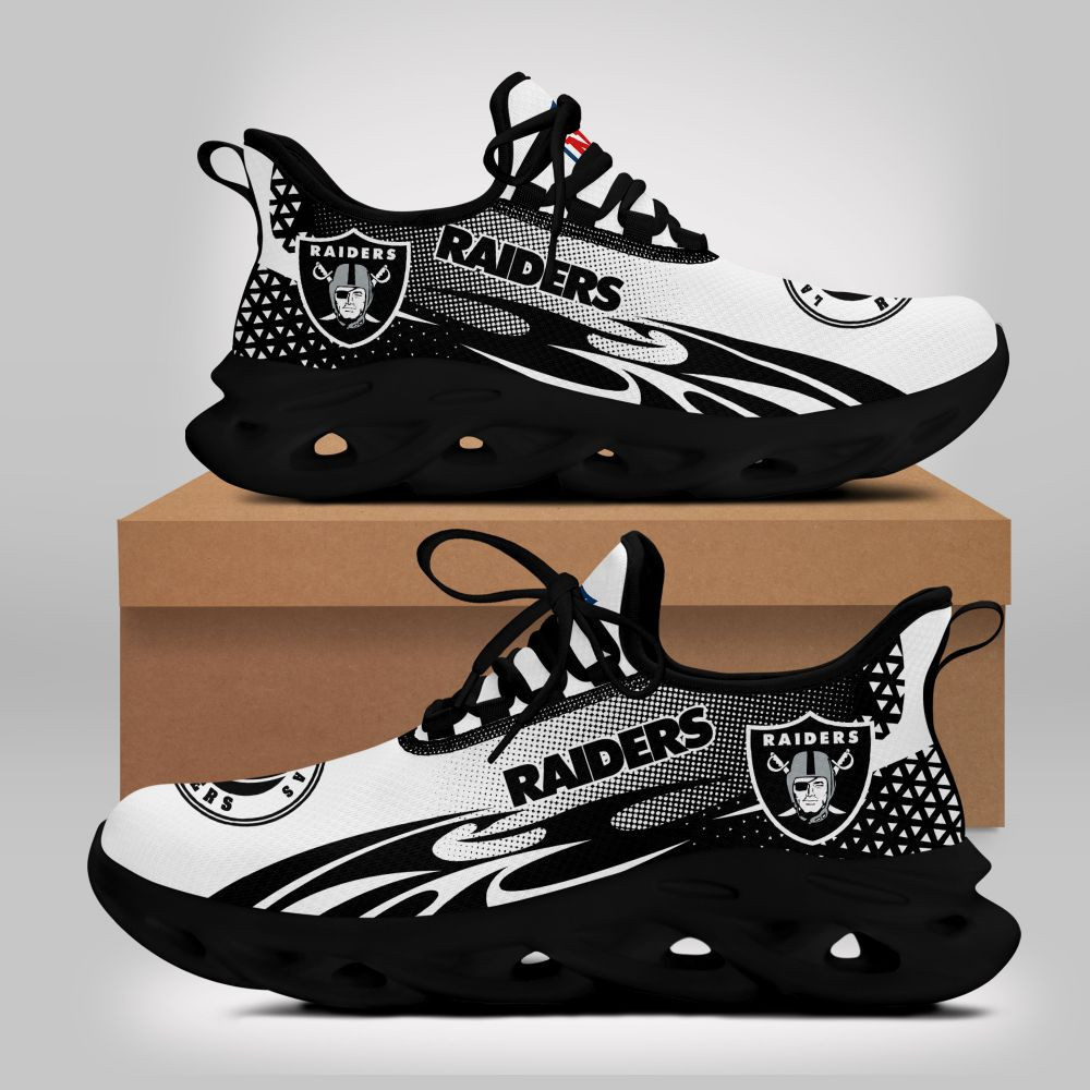 JWFancy Las Vegas Raiders NFL Max Soul Shoes Sneakers For Men And Women