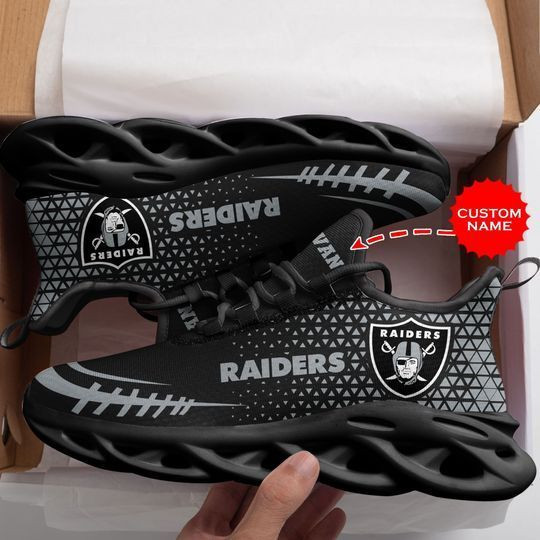 JWFancy Las Vegas Raiders NFL Max Soul Shoes Sneakers For Men And Women