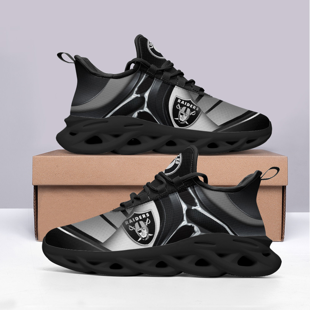 JWFancy Las Vegas Raiders NFL Max Soul Shoes Sneakers For Men And Women