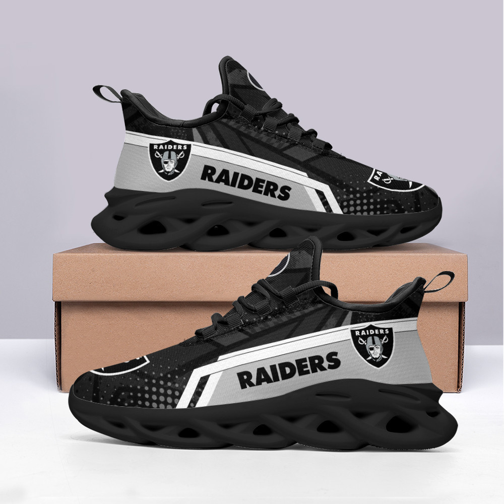 JWFancy Las Vegas Raiders NFL Max Soul Shoes Sneakers For Men And Women
