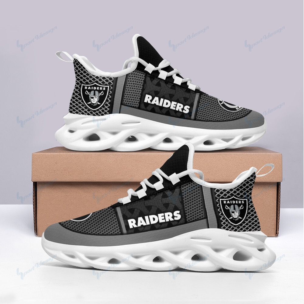 JWFancy Las Vegas Raiders NFL Max Soul Shoes Sneakers For Men And Women