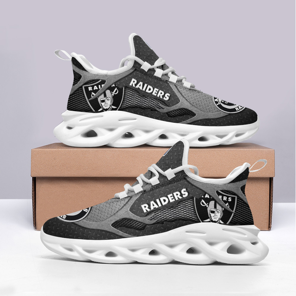 JWFancy Las Vegas Raiders NFL Max Soul Shoes Sneakers For Men And Women