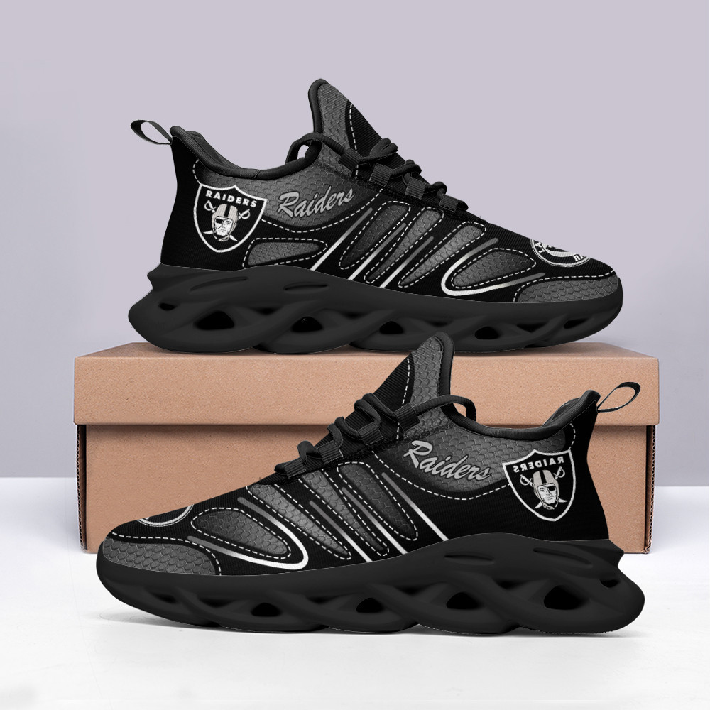 JWFancy Las Vegas Raiders NFL Max Soul Shoes Sneakers For Men And Women