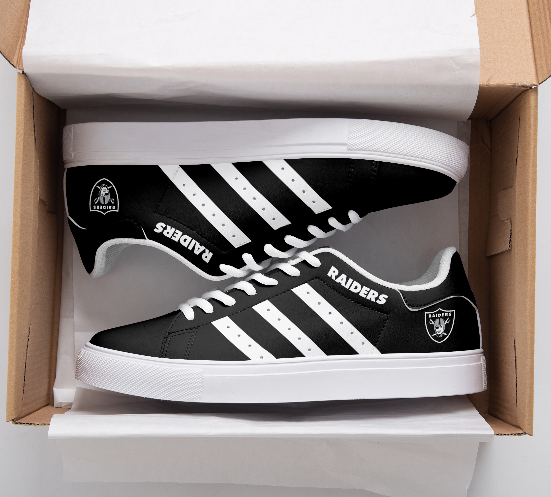 JWFancy Las Vegas Raiders Skate Stan Shoes Sneakes For Men And Women